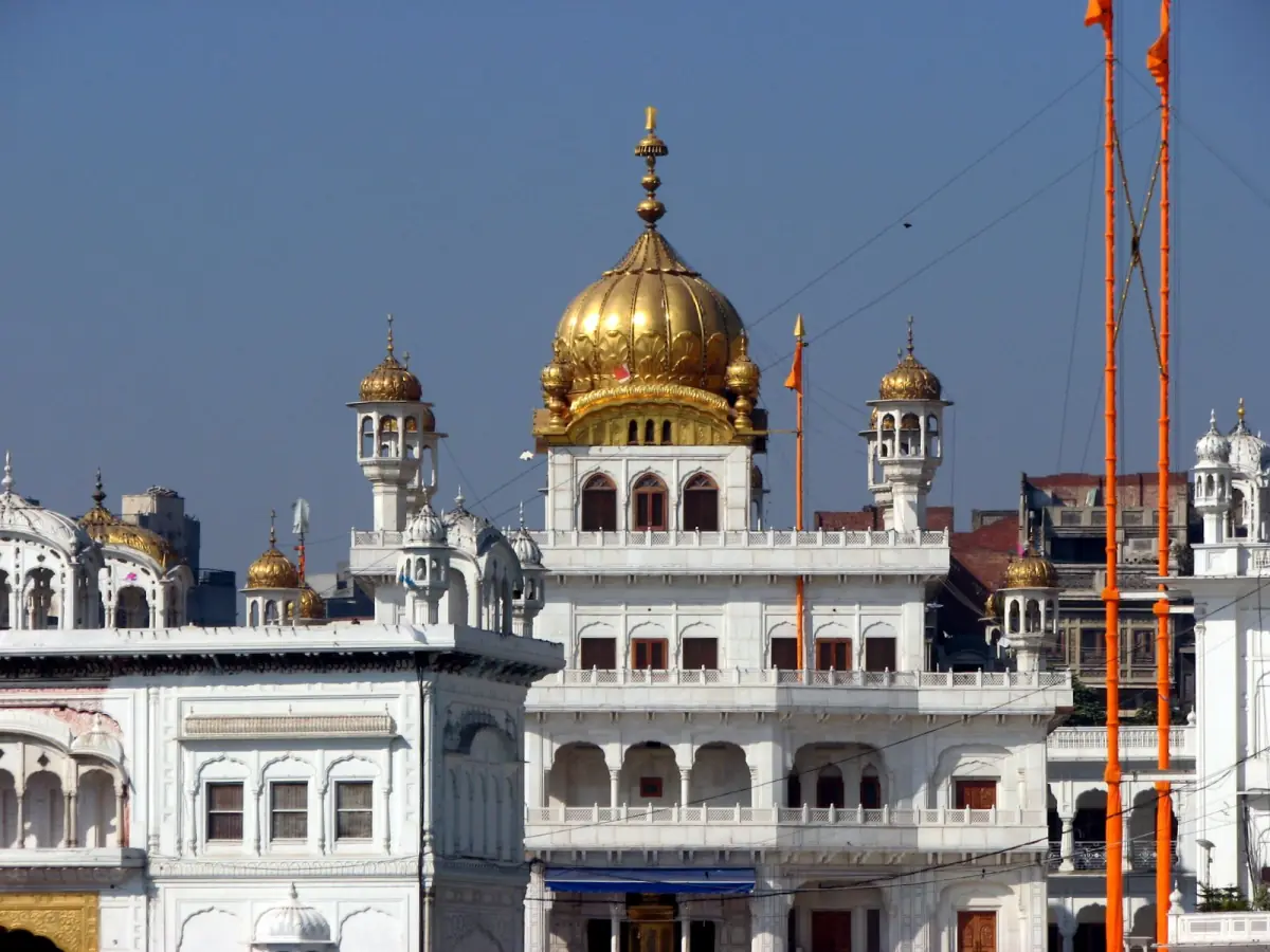The Akal Takht with its golden dome