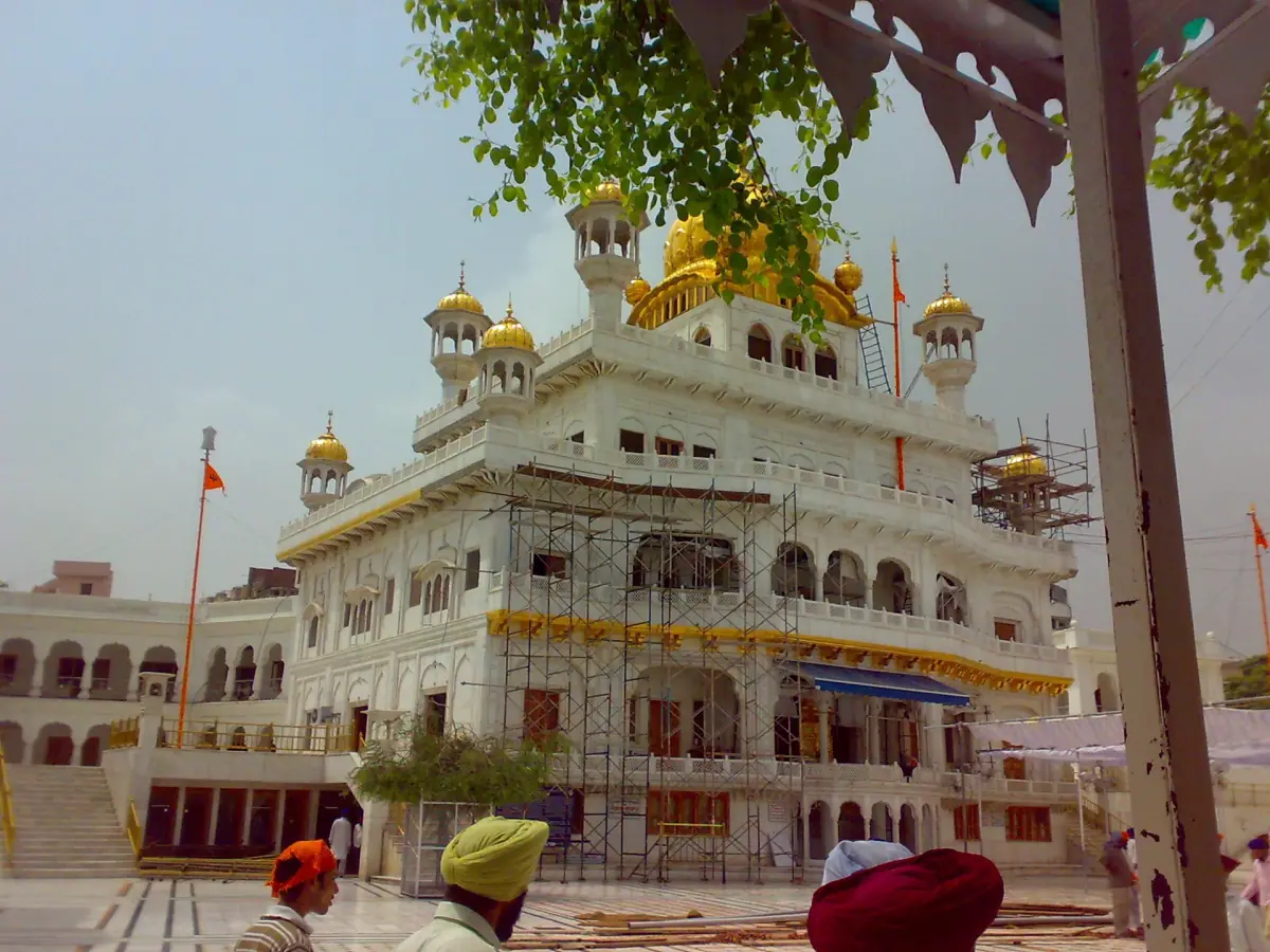 The Akal Takht seen from the courtyard