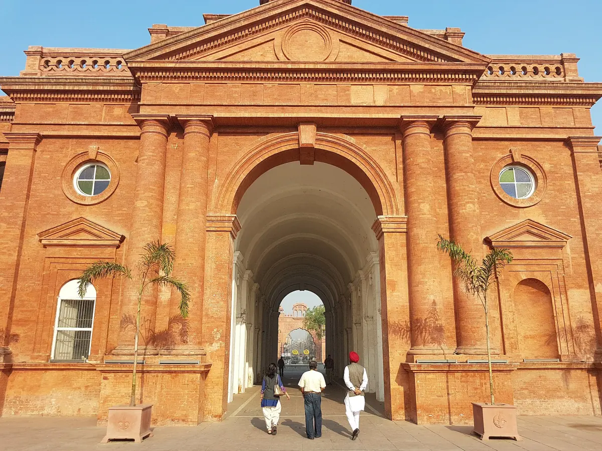 The Town Hall entrance arch that houses the Partition Museum